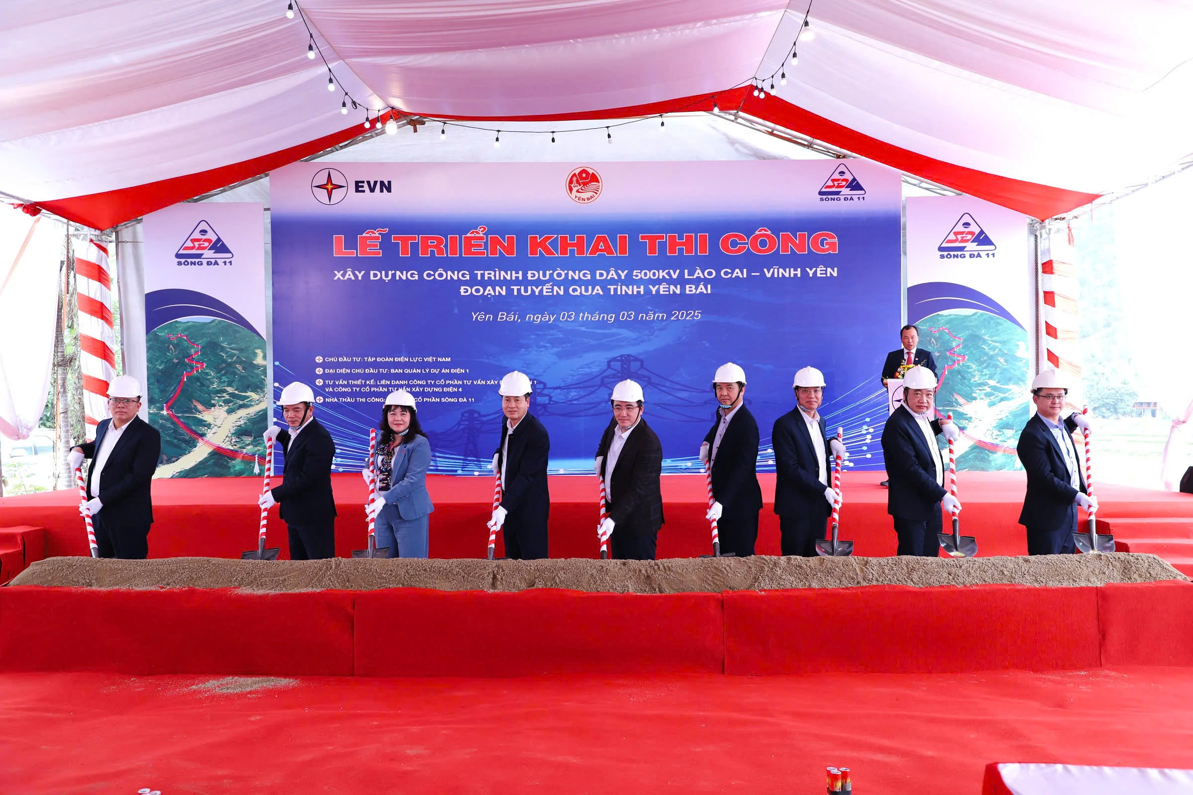 Triển khai thi công xây dựng Dự án TBA 220kV Phú Bình, ĐZ 220kV Phú Bình 2 rẽ Thái Nguyên – Bắc Giang